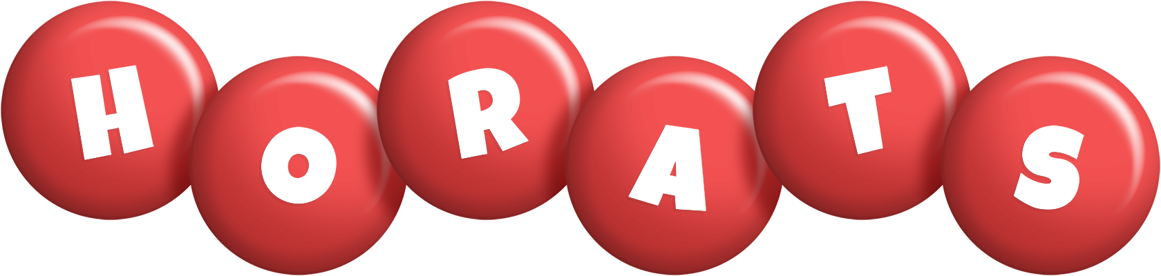 Horats candy-red logo