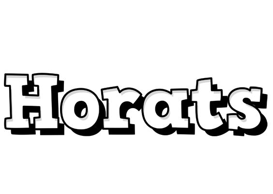 Horats snowing logo