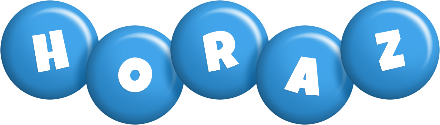 Horaz candy-blue logo