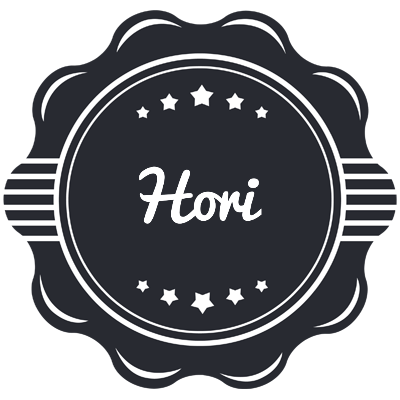 Hori badge logo