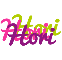 Hori flowers logo