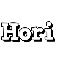 Hori snowing logo