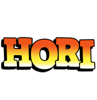 Hori sunset logo
