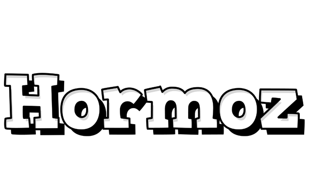 Hormoz snowing logo