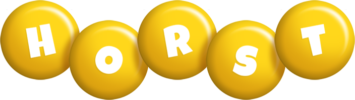 Horst candy-yellow logo