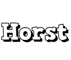 Horst snowing logo