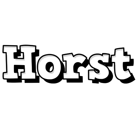Horst snowing logo