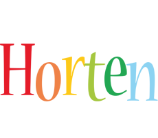 Horten birthday logo