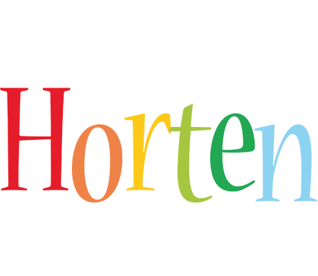 Horten birthday logo