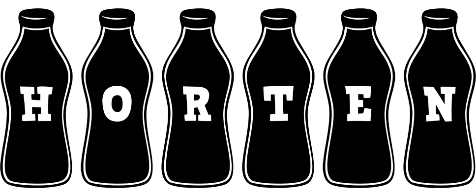 Horten bottle logo