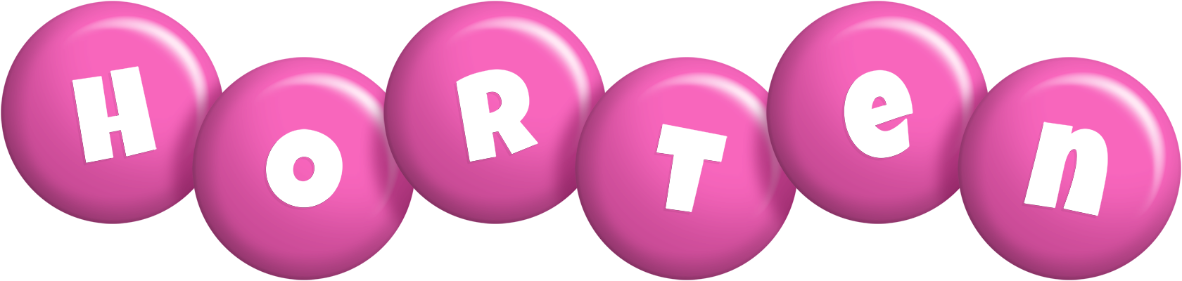 Horten candy-pink logo