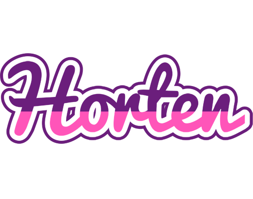 Horten cheerful logo