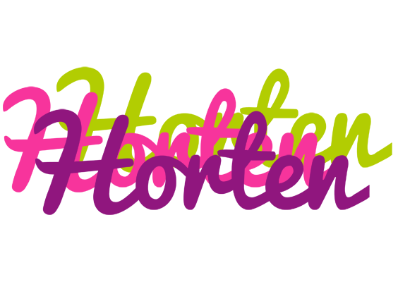 Horten flowers logo