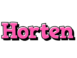 Horten girlish logo