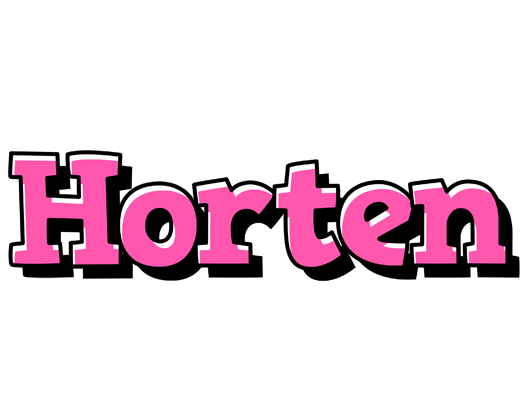 Horten girlish logo