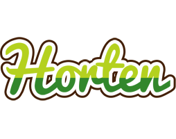 Horten golfing logo