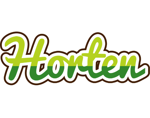 Horten golfing logo