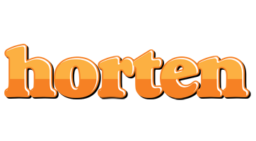 Horten orange logo