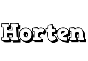 Horten snowing logo