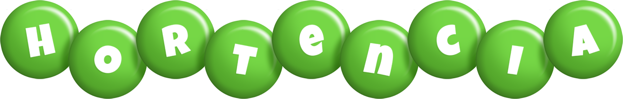 Hortencia candy-green logo