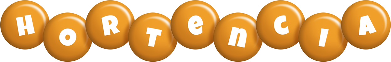 Hortencia candy-orange logo