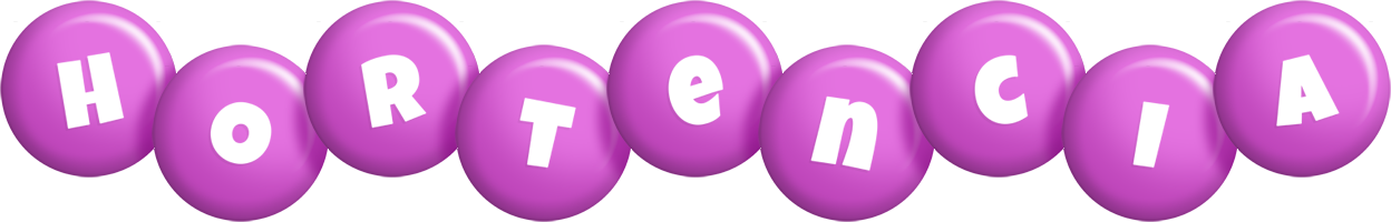 Hortencia candy-purple logo