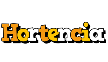 Hortencia cartoon logo