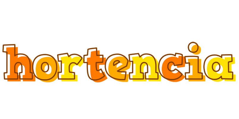 Hortencia desert logo
