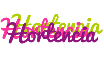 Hortencia flowers logo