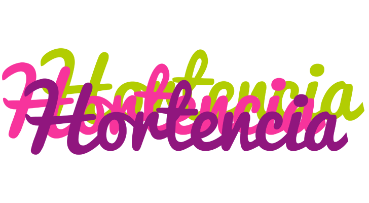 Hortencia flowers logo