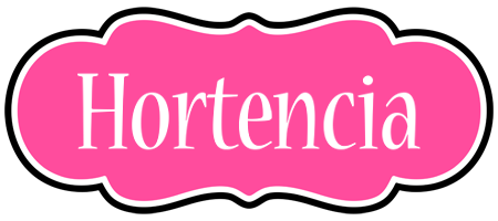 Hortencia invitation logo