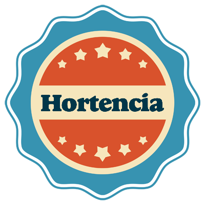 Hortencia labels logo