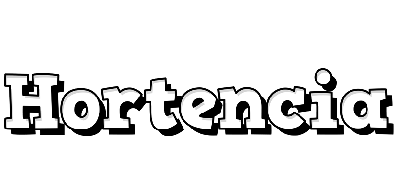 Hortencia snowing logo