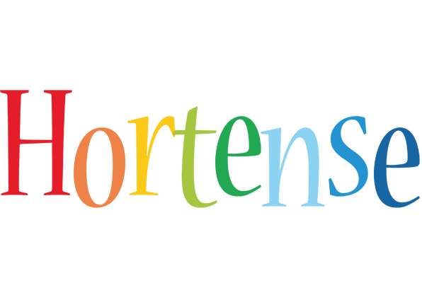 Hortense birthday logo