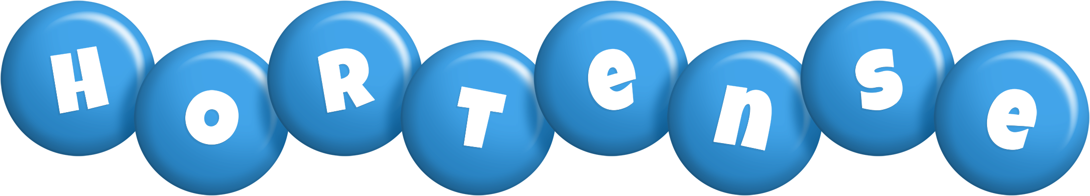Hortense candy-blue logo