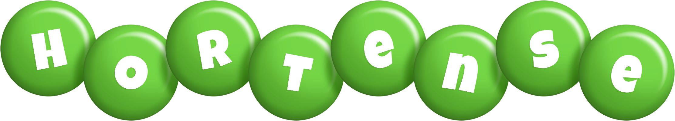 Hortense candy-green logo