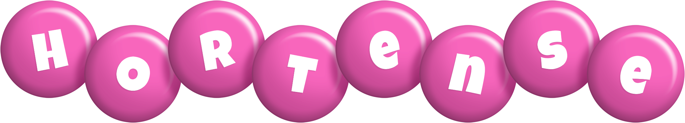 Hortense candy-pink logo