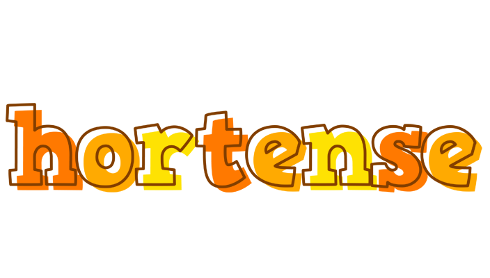 Hortense desert logo