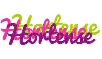 Hortense flowers logo