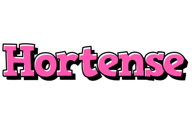 Hortense girlish logo