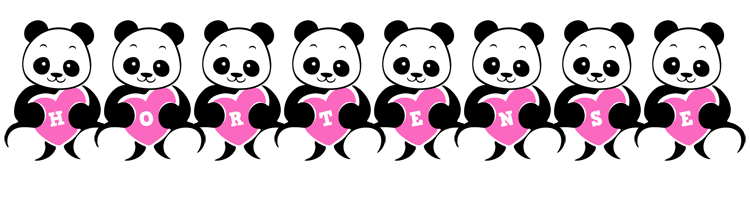 Hortense love-panda logo