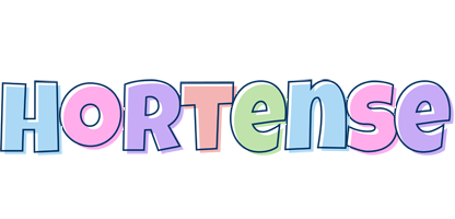 Hortense pastel logo