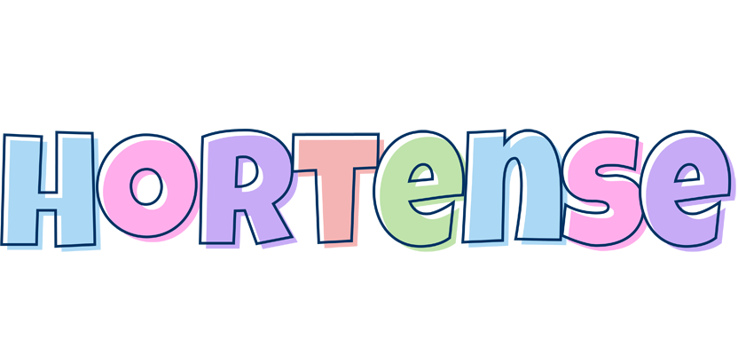 Hortense pastel logo