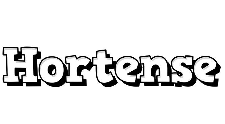 Hortense snowing logo