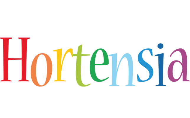 Hortensia birthday logo