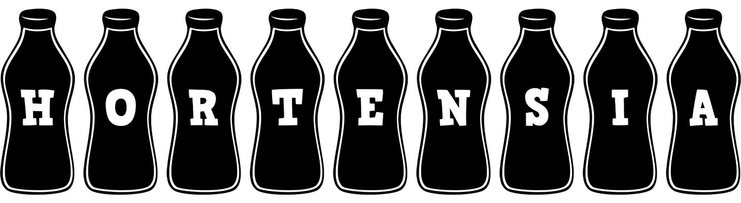 Hortensia bottle logo