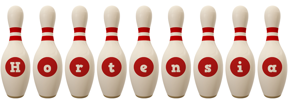 Hortensia bowling-pin logo