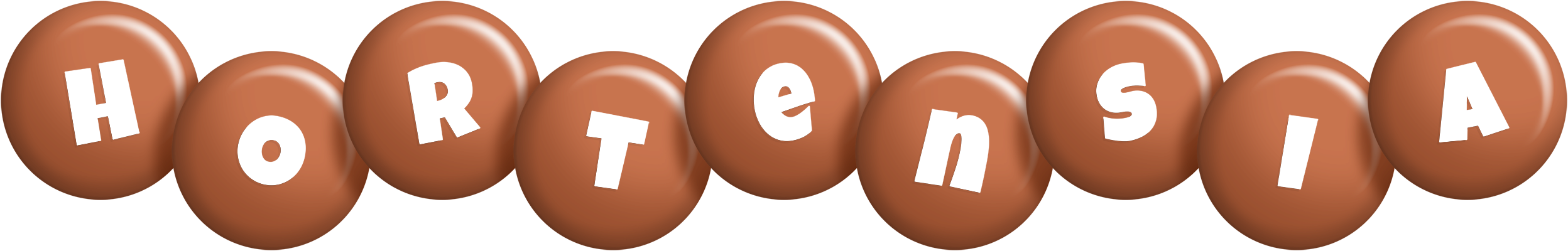 Hortensia candy-brown logo