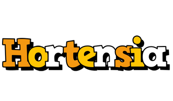 Hortensia cartoon logo