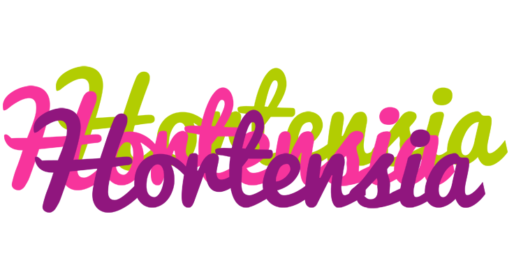 Hortensia flowers logo